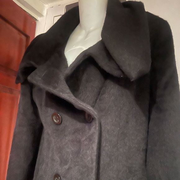 dale dressin Jackets & Coats Dale Dressin Llama Wool Coat Sexy Dress Jacket Big Collar